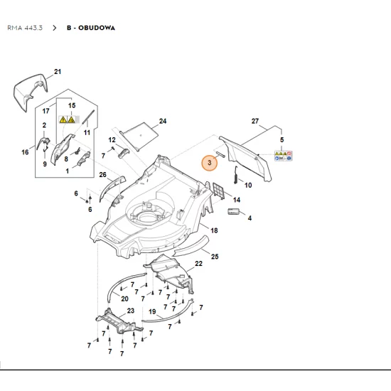 STIHL Trzpień 0000 706 5905